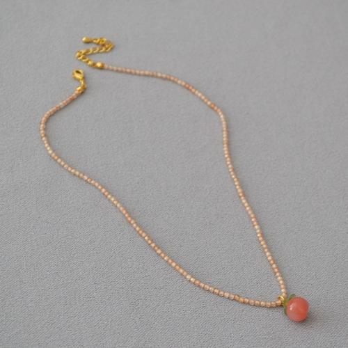 Brass Jewelry Set with Yunnan Red Agate with 5cm extender chain fashion jewelry & for woman Length Approx 38 cm Sold By PC