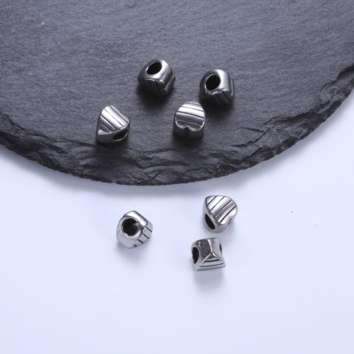 Stainless Steel Beads 304 Stainless Steel Heart plated DIY Sold By PC