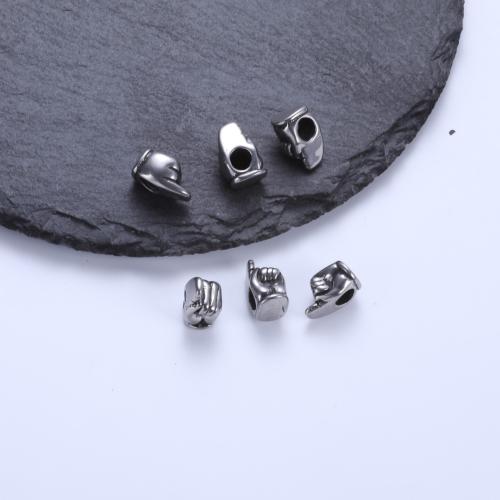 Stainless Steel Beads 304 Stainless Steel Hand plated DIY Sold By PC