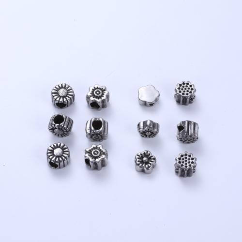 Edelstahl-Beads, 304 Edelstahl, plattiert, DIY & verschiedene Stile für Wahl, keine, verkauft von PC