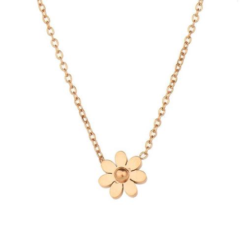 Sets de Joyas, Partículas de acero, con 5cm extender cadena, Girasol, chapado, Joyería & diferentes estilos para la opción & para mujer, dorado, longitud aproximado 40 cm, Vendido por UD