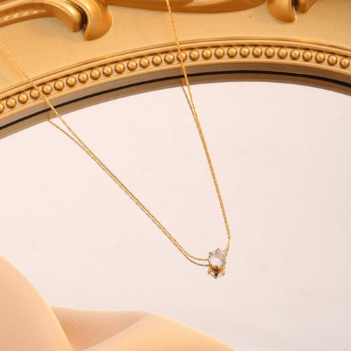 Sets de Joyas, Partículas de acero, con 5cm extender cadena, chapado, diferentes estilos para la opción & para mujer & con diamantes de imitación, dorado, longitud aproximado 40 cm, Vendido por UD