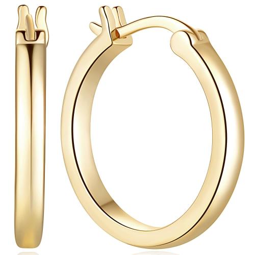 Brass Leverback Earring plated & for woman gold Sold By Pair