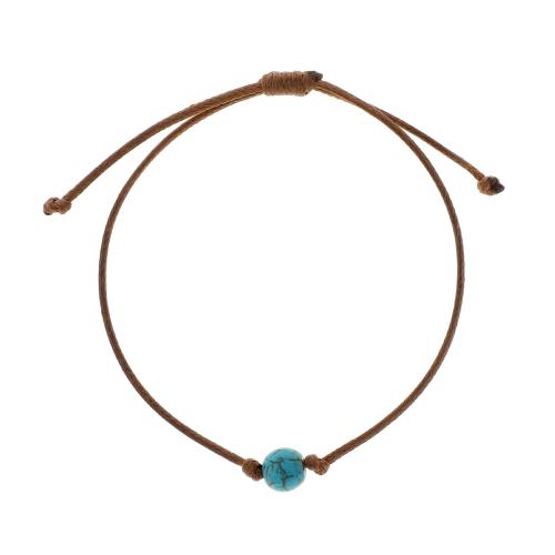 ensemble de bijoux turquoise, corde de cire, avec Seedbead & turquoise, Placage, styles différents pour le choix & pour femme, plus de couleurs à choisir, Longueur Environ 18-32 cm, Vendu par PC