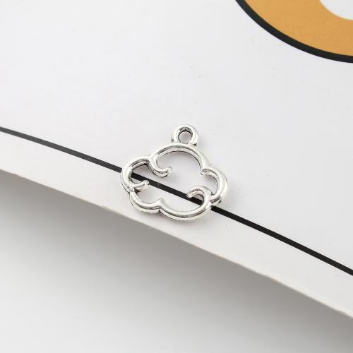 Zinc Alloy Pendants Cloud antique silver color plated DIY Sold By KG