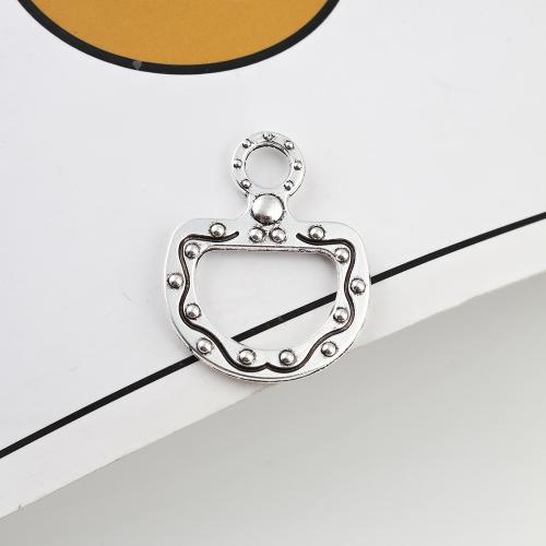 Zinc Alloy Pendants Dome antique silver color plated DIY Sold By KG