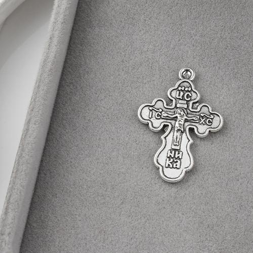 Zinc Alloy Cross Pendants antique silver color plated DIY Sold By KG