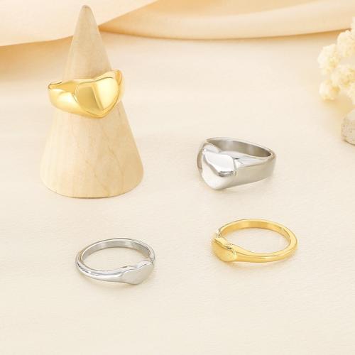 Stainless Steel Finger Ring 304 Stainless Steel fashion jewelry  & for woman Sold By PC