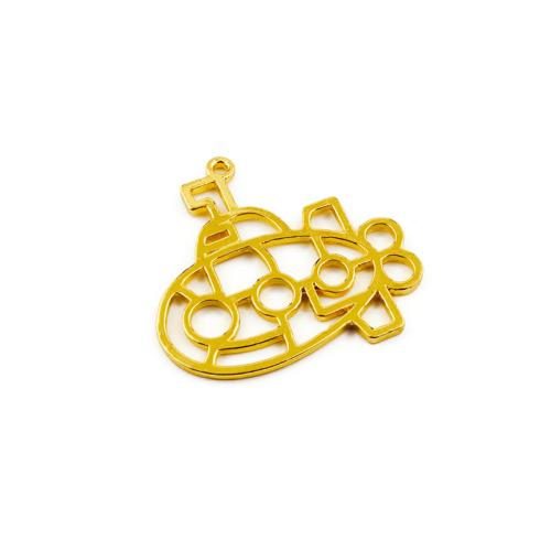 Zinc Alloy Pendants gold color plated DIY Sold By Bag