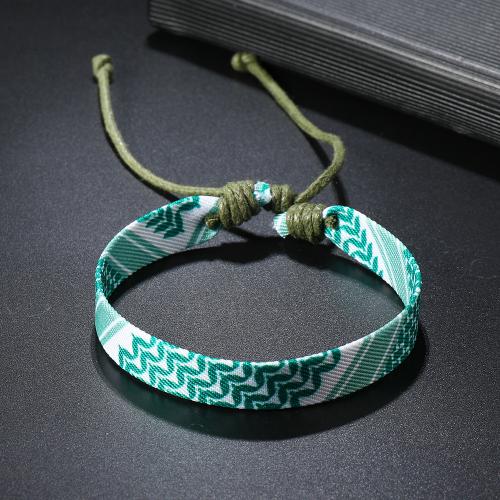 Fashion Create Wax Cord Bracelets handmade fashion jewelry & folk style & Unisex Length 2.16-2.75 Inch Sold By PC