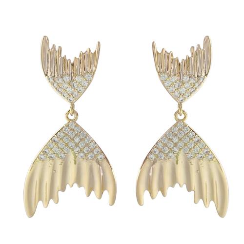 Zinc Alloy Stud Earring plated fashion jewelry & for woman & with rhinestone Sold By Pair