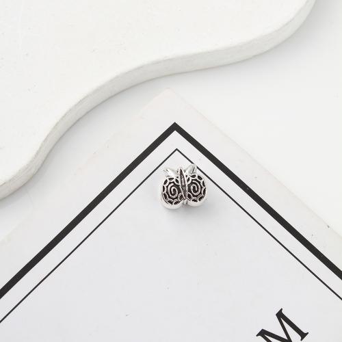 Coirníní Jewelry Alloy Sinc, Sinc Alloy, dath airgid antique plátáilte, DIY, 9x5x8mm, 800ríomhairí pearsanta/KG, Díolta De réir KG