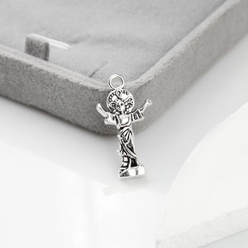 Zinc Alloy Pendants antique silver color plated DIY Sold By KG