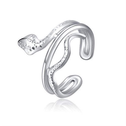 Stainless Steel Finger Ring 304 Stainless Steel Snake fashion jewelry & for woman US Ring Sold By PC