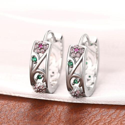 Micro zirconi Pave ottone Jewelry Set, formato differente per scelta & stili diversi per la scelta & Micro spianare cubic zirconia & per la donna, Venduto da PC