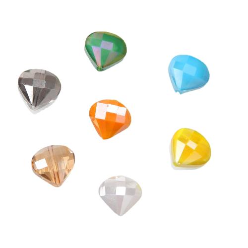 Fashion Glasperler, Glas, Shell, du kan DIY, flere farver til valg, 11x12mm, 10pc'er/Bag, Solgt af Bag