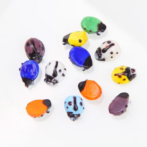 Ručno lampwork perle, Kukac, možete DIY, više boja za izbor, 11x15mm, 5računala/Torba, Prodano By Torba