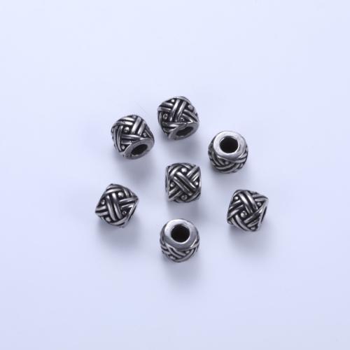 Stainless Steel Beads 304 Stainless Steel Column plated DIY Sold By PC