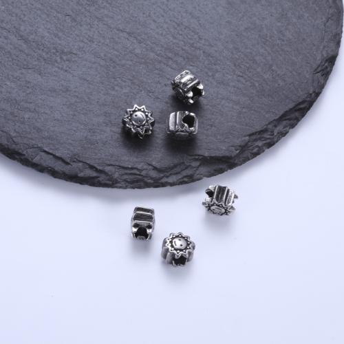 Stainless Steel Beads 304 Stainless Steel Sun plated DIY Sold By PC