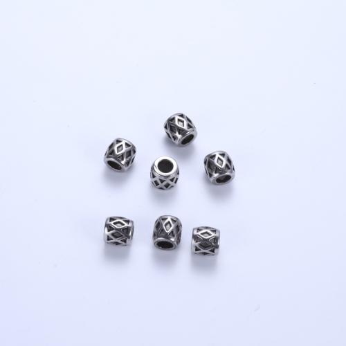 Edelstahl-Beads, 304 Edelstahl, plattiert, DIY, verkauft von PC