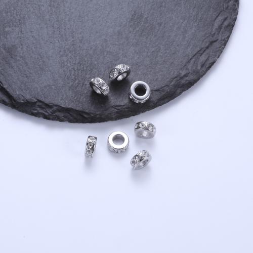 Stainless Steel Beads 304 Stainless Steel Round plated DIY Sold By PC