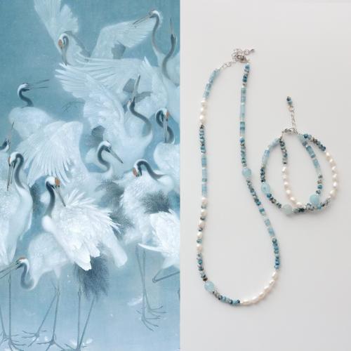 ensemble de bijoux de pierre gemme, avec perle d'eau douce cultivée & laiton, bijoux de mode & styles différents pour le choix, plus de couleurs à choisir, Vendu par PC