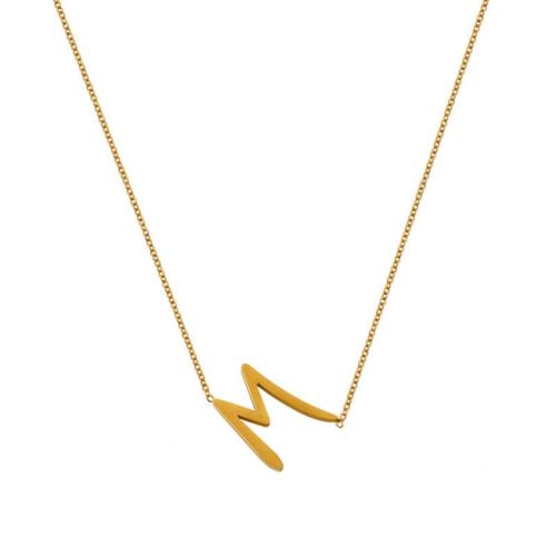 Stainless Steel Jewelry Necklace 304 Stainless Steel plated for woman gold Sold By PC