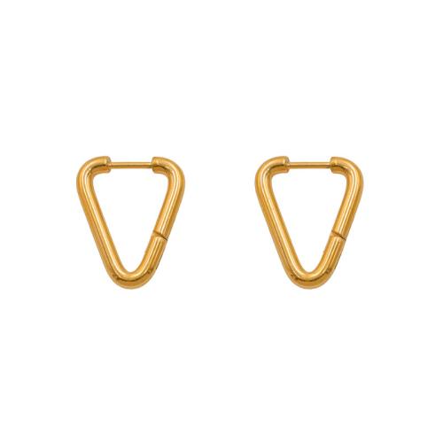 Tíotáiniam Cruach Earring, Cruach Tíotáiniam, plátáilte, do bhean, óir, Díolta De réir Péire