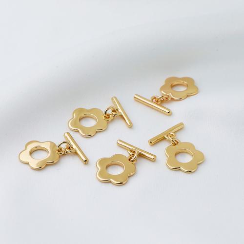 Brass Toggle Clasp plated DIY golden Sold By PC