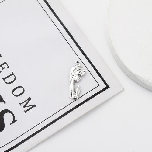 Zinc Alloy Pendants antique silver color plated DIY Sold By KG