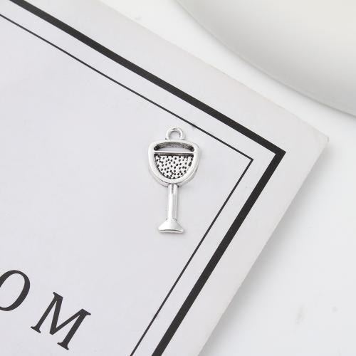 Zinc Alloy Pendants Cup antique silver color plated DIY Sold By KG