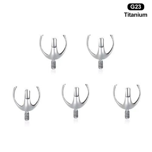 Fashion Personality Body Piercing Jewelry And Accessories Titanium Alloy Unisex original color Sold By PC