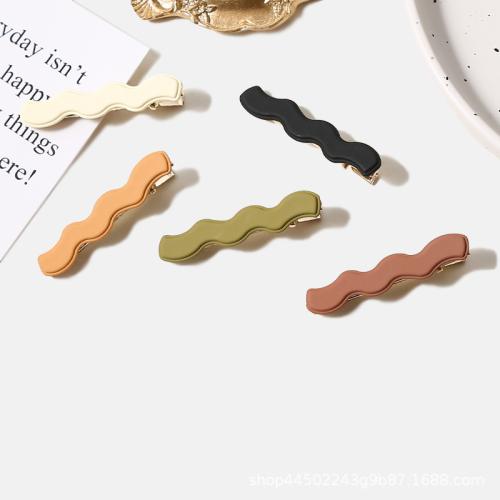 Alligator Hair Clip Zinc Alloy handmade for woman 62mm Sold By PC