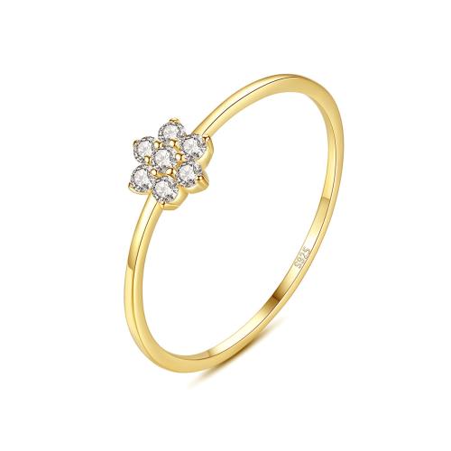 Cubic Zirconia micr3ofono pavimenta anillos de plata esterlina, Plata de ley 925, Joyería & diverso tamaño para la opción & micro arcilla de zirconia cúbica & para mujer, Vendido por UD