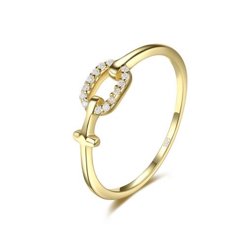 Cubic Zirconia micr3ofono pavimenta anillos de plata esterlina, Plata de ley 925, Joyería & diverso tamaño para la opción & micro arcilla de zirconia cúbica & para mujer, Vendido por UD