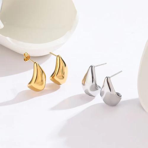 Stainless Steel Stud Earrings 316 Stainless Steel fashion jewelry & for woman Sold By Pair