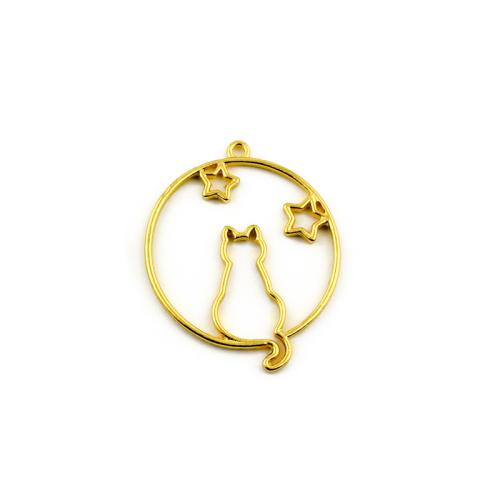 Zinklegering Animal Hangers, Zinc Alloy, Vlinder, gold plated, DIY, 29x26x2mm, Verkocht door Bag