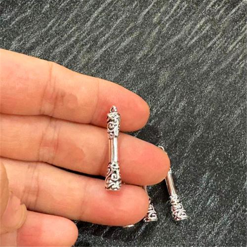 Zinc Alloy Pendants silver color plated DIY Sold By Bag