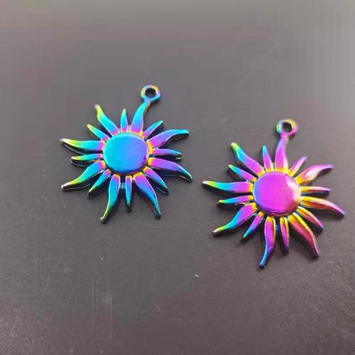 Zinc Alloy Pendants Sun plated DIY Sold By PC