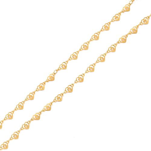 Brass Necklace Chain plated DIY gold Length Approx 1 m Sold By m