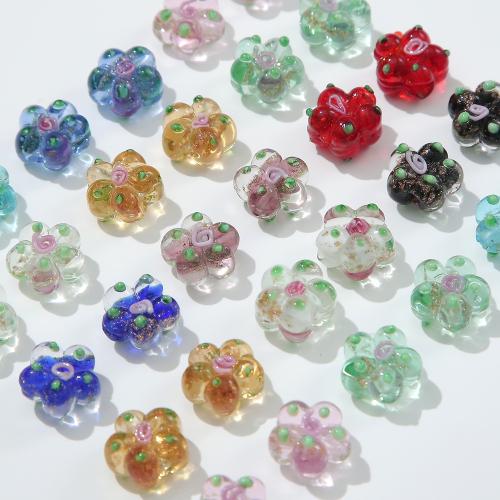 Abalorios de Cristal Murano hecho a mano, Cristal de murano, Bricolaje, más colores para la opción, 10x14mm, agujero:aproximado 1.5mm, Vendido por UD