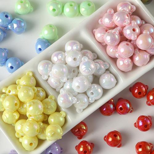 Acryl Schmuck Perlen, plattiert, DIY, keine, 13x16mm, Bohrung:ca. 3mm, verkauft von PC