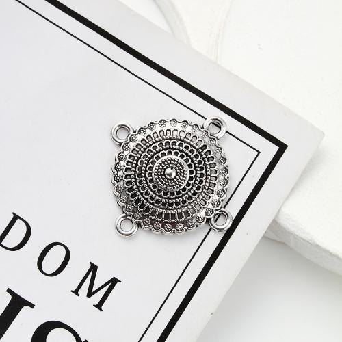 Zinc Alloy Connector antique silver color plated multihole & DIY Sold By KG