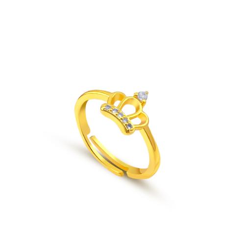 Cúbicos Circonia Micro Pave anillo de latón, metal, Joyería & micro arcilla de zirconia cúbica & para mujer, tamaño:7, Vendido por UD