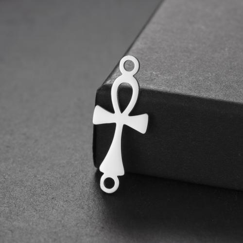 Cruach dhosmálta nascóirí, 304 Cruach dhosmálta, Cross, DIY, dathanna níos mó le haghaidh rogha, 25x10mm, Díolta De réir PC