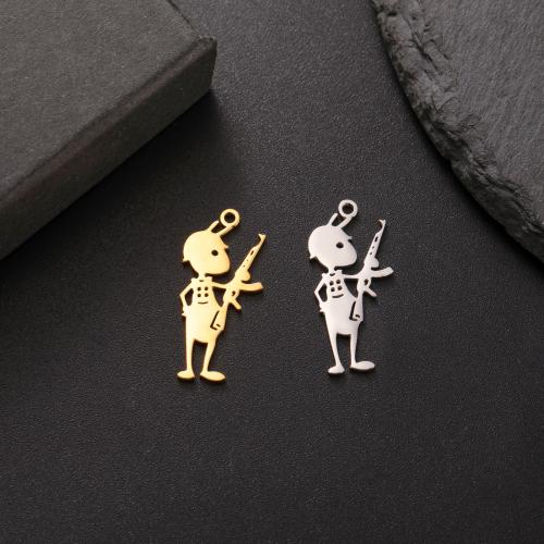 Stainless Steel Animal Pendants 304 Stainless Steel Ant shape DIY Sold By PC