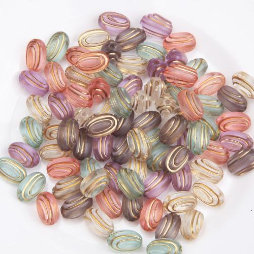 Akril nakit Beads, možete DIY, više boja za izbor, 7.50x11.50mm, 100računala/Torba, Prodano By Torba