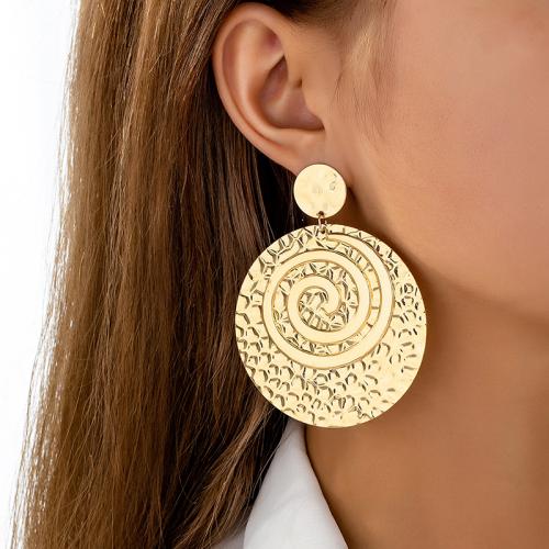 Lo zinco in lega Stud Earring, lega in zinco, placcato, per la donna, oro, Venduto da coppia