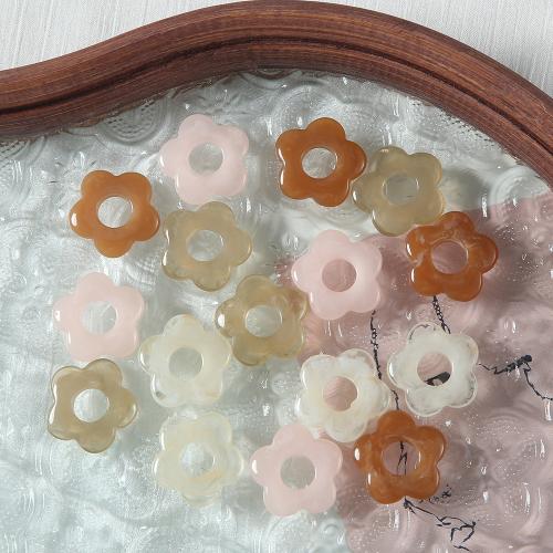 Resin Smycken Pärlor, Harts, epoxi klistermärke, DIY, fler färger för val, 4x19mm, Hål:Ca 7mm, Säljs av PC