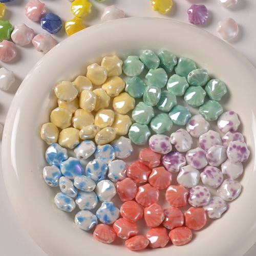 PorseleinJuwelen Beads, Porselein, plated, DIY, meer kleuren voor de keuze, 10x12mm, Verkocht door PC